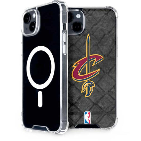 NBA Cleveland Cavaliers Dark Rust iPhone 15 Plus MagSafe Case