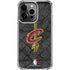 NBA Cleveland Cavaliers Dark Rust iPhone 15 Pro Clear Case
