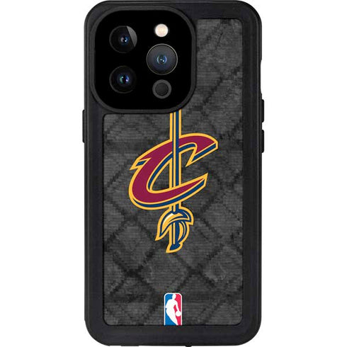 NBA Cleveland Cavaliers Dark Rust iPhone 14 Pro Waterproof Case