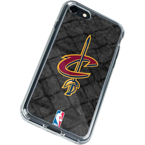 NBA Cleveland Cavaliers Dark Rust iPhone SE (2nd & 3rd Gen) Clear Case
