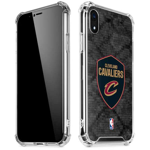 NBA Cleveland Cavaliers Dark Rust iPhone XR Clear Case