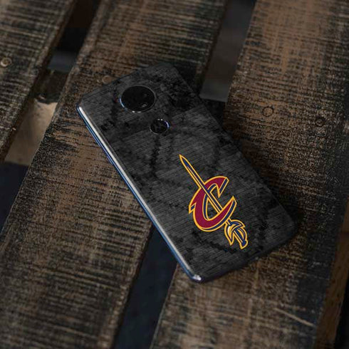 NBA Cleveland Cavaliers Dark Rust Moto E5 Plus Skin