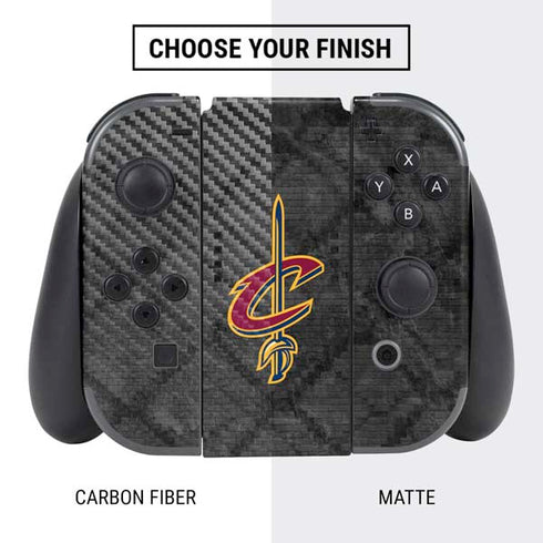 NBA Cleveland Cavaliers Dark Rust Nintendo Switch Bundle Skin