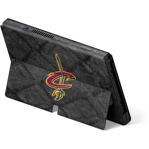 NBA Cleveland Cavaliers Dark Rust Nintendo Switch OLED (2021) Skin