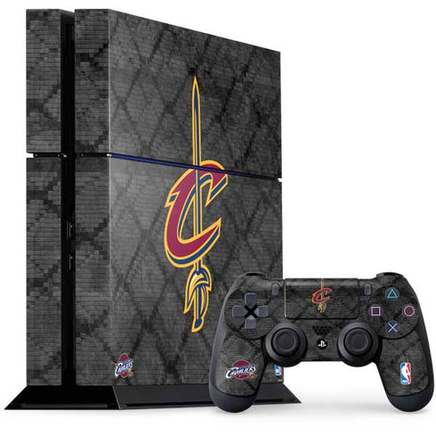 NBA Cleveland Cavaliers Dark Rust PS4 Console and Controller Bundle Skin
