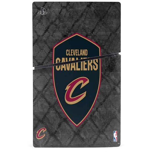 NBA Cleveland Cavaliers Dark Rust PS5 Slim Disk Console Skin
