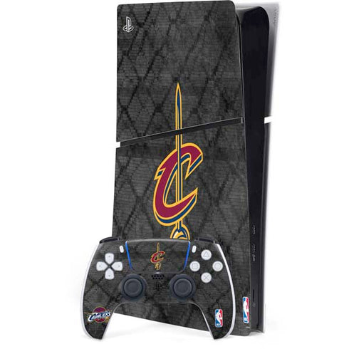 NBA Cleveland Cavaliers Dark Rust PS5 Slim Digital Edition Bundle Skin