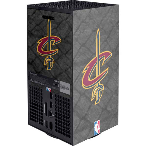 NBA Cleveland Cavaliers Dark Rust Xbox Series X Console Skin