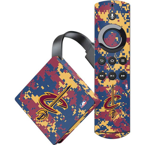 NBA Cleveland Cavaliers Digi Camo Amazon Fire TV Skin