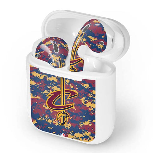 NBA Cleveland Cavaliers Digi Camo Apple AirPods Skin