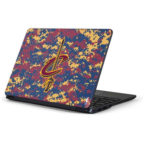 NBA Cleveland Cavaliers Digi Camo Samsung Chromebook Skin