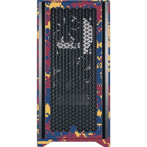 NBA Cleveland Cavaliers Digi Camo Corsair 4000D Tempered Glass Mid-Tower ATX Case Skin