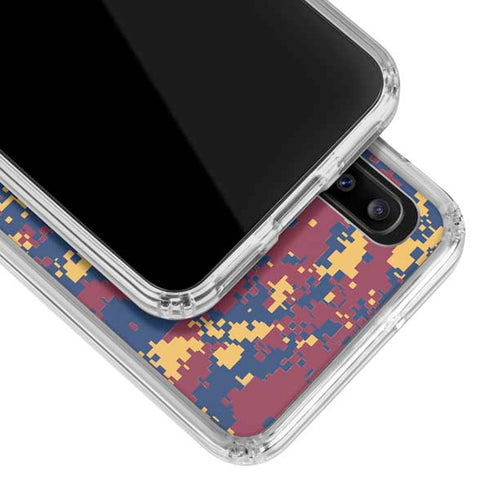 NBA Cleveland Cavaliers Digi Camo Galaxy A30 Clear Case