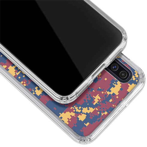 NBA Cleveland Cavaliers Digi Camo Galaxy A50 Clear Case