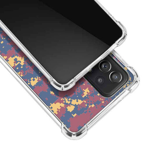 NBA Cleveland Cavaliers Digi Camo Galaxy A52 5G Clear Case
