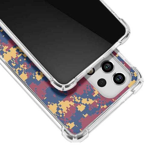 NBA Cleveland Cavaliers Digi Camo Galaxy A53 5G Clear Case