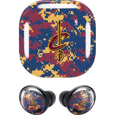NBA Cleveland Cavaliers Digi Camo Galaxy Buds Pro Skin