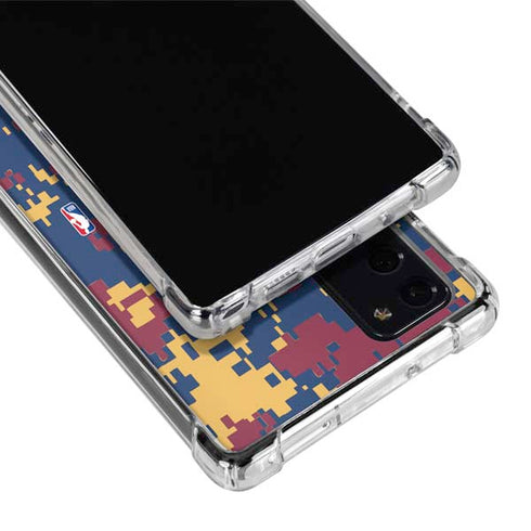 NBA Cleveland Cavaliers Digi Camo Galaxy Note20 5G Clear Case