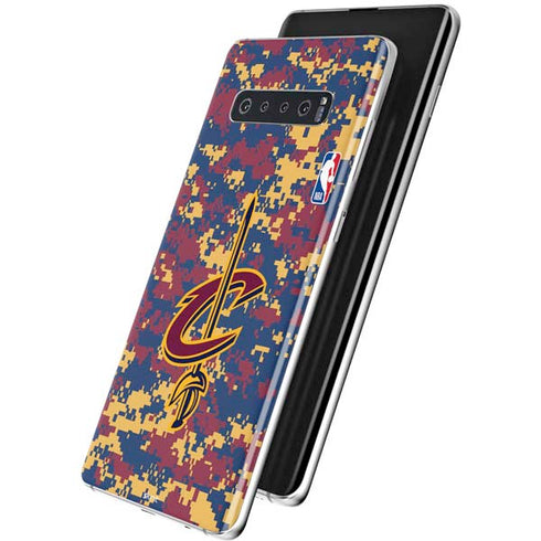 NBA Cleveland Cavaliers Digi Camo Galaxy S10 Plus Skin