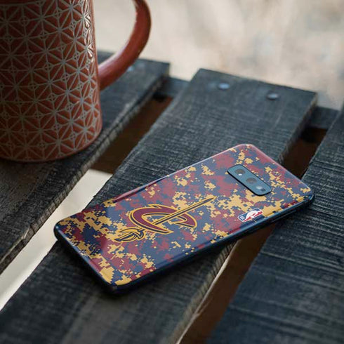 NBA Cleveland Cavaliers Digi Camo Galaxy S10e Skin