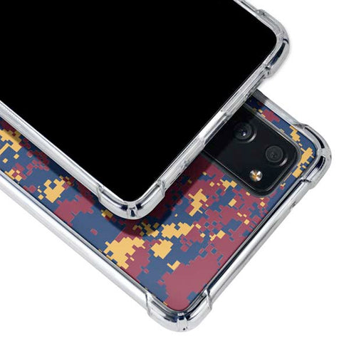 NBA Cleveland Cavaliers Digi Camo Galaxy S20 FE Clear Case