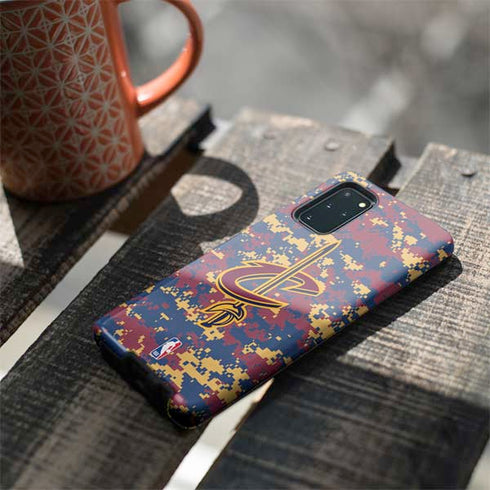 NBA Cleveland Cavaliers Digi Camo Galaxy S20 Plus Pro Case