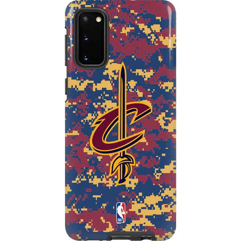 NBA Cleveland Cavaliers Digi Camo Galaxy S20 Pro Case