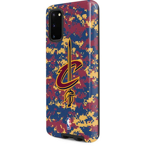 NBA Cleveland Cavaliers Digi Camo Galaxy S20 Pro Case