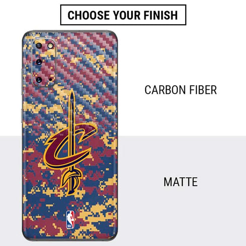 NBA Cleveland Cavaliers Digi Camo Galaxy S20 Skin