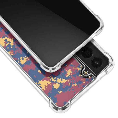 NBA Cleveland Cavaliers Digi Camo Galaxy S21 FE Clear Case