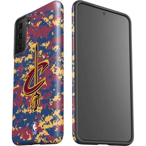 NBA Cleveland Cavaliers Digi Camo Galaxy S21 Plus 5G Pro Case