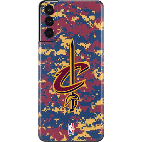 NBA Cleveland Cavaliers Digi Camo Galaxy S21 Plus 5G Skin