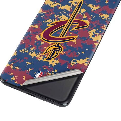 NBA Cleveland Cavaliers Digi Camo Galaxy S21 Ultra 5G Skin