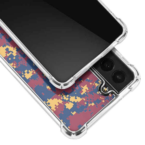 NBA Cleveland Cavaliers Digi Camo Galaxy S22 Clear Case