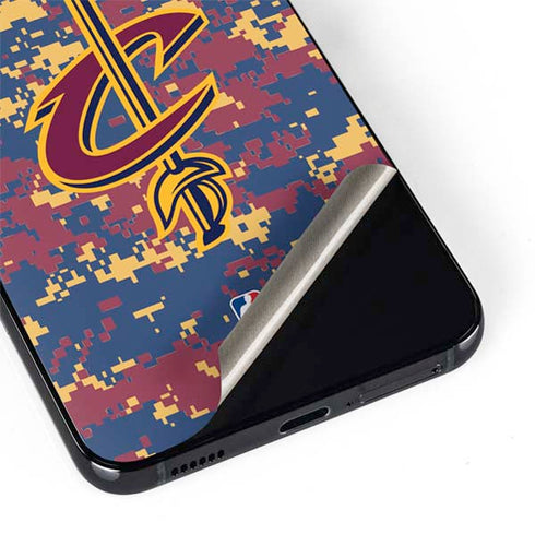NBA Cleveland Cavaliers Digi Camo Galaxy S22 Plus Skin