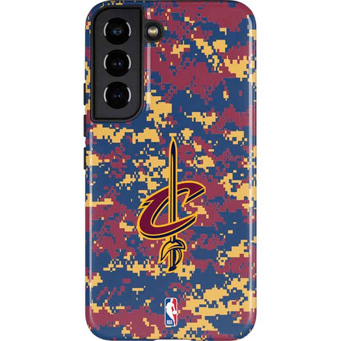 NBA Cleveland Cavaliers Digi Camo Galaxy S22 Pro Case