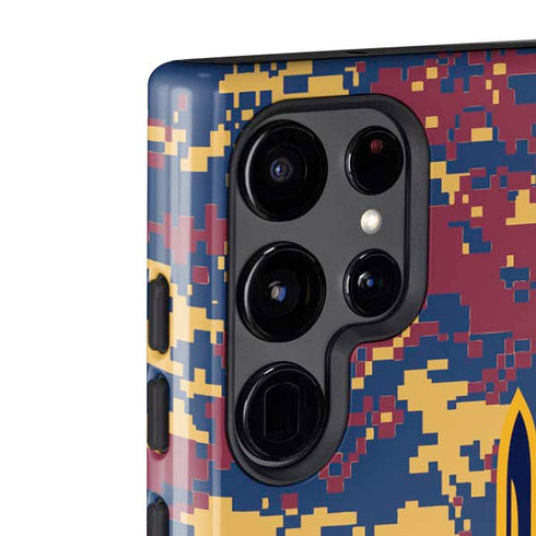 NBA Cleveland Cavaliers Digi Camo Galaxy S22 Ultra Pro Case