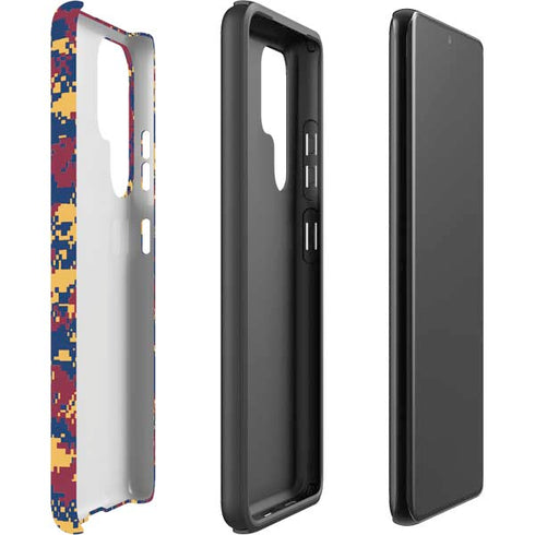 NBA Cleveland Cavaliers Digi Camo Galaxy S22 Ultra Pro Case