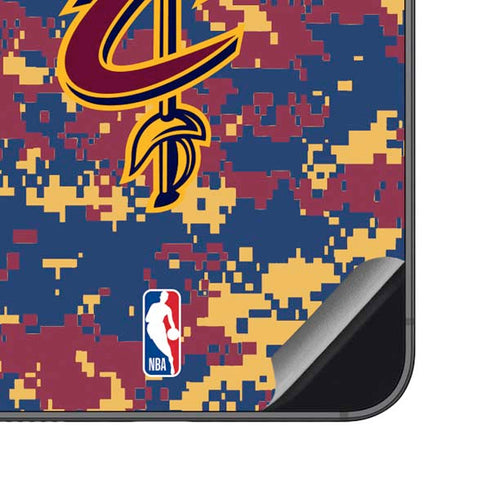 NBA Cleveland Cavaliers Digi Camo Galaxy S23 FE Skin