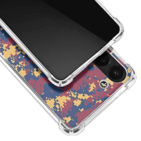 NBA Cleveland Cavaliers Digi Camo Galaxy S23 Plus Clear Case