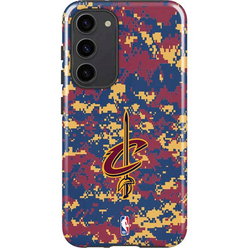 NBA Cleveland Cavaliers Digi Camo Galaxy S23 Plus Pro Case