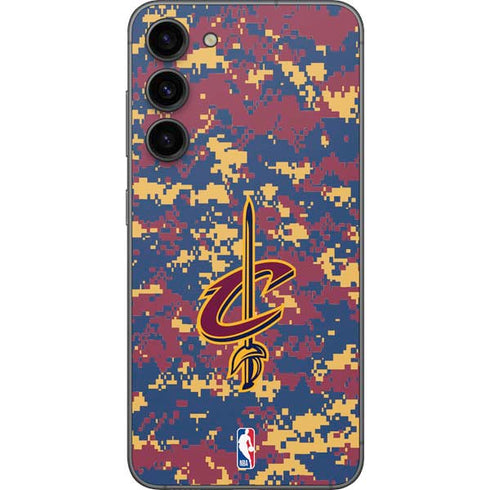 NBA Cleveland Cavaliers Digi Camo Galaxy S23 Plus Skin