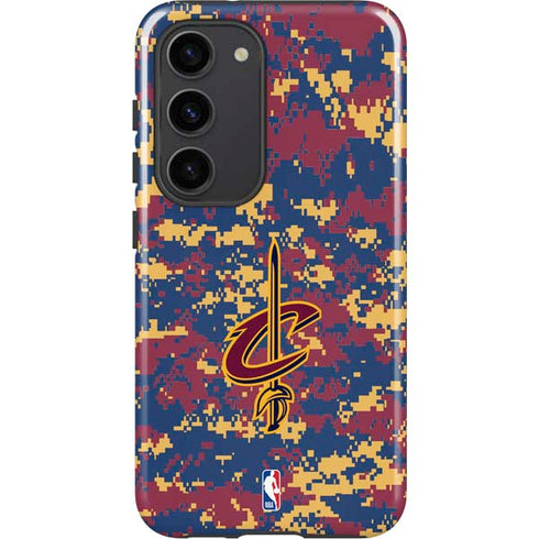NBA Cleveland Cavaliers Digi Camo Galaxy S23 Pro Case