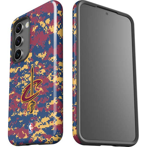 NBA Cleveland Cavaliers Digi Camo Galaxy S23 Pro Case