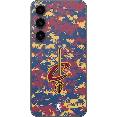 NBA Cleveland Cavaliers Digi Camo Galaxy S23 Skin