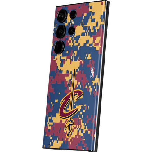 NBA Cleveland Cavaliers Digi Camo Galaxy S23 Ultra Skin