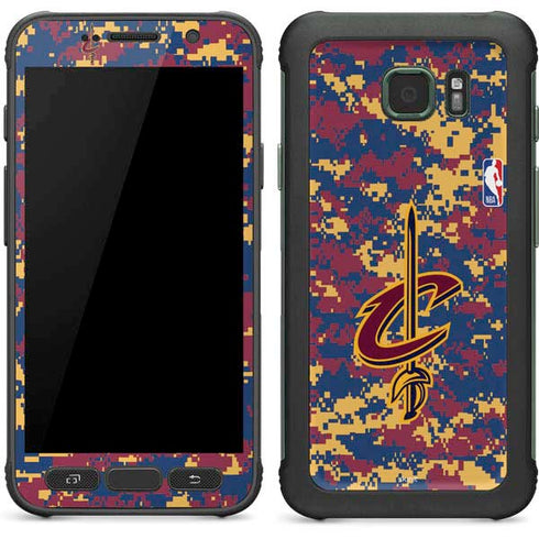 NBA Cleveland Cavaliers Digi Camo Galaxy S7 Active Skin