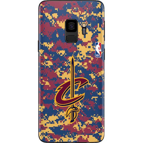 NBA Cleveland Cavaliers Digi Camo Galaxy S9 Skin