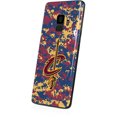 NBA Cleveland Cavaliers Digi Camo Galaxy S9 Skin