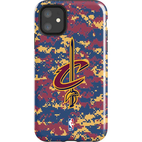 NBA Cleveland Cavaliers Digi Camo iPhone 11 Impact Case